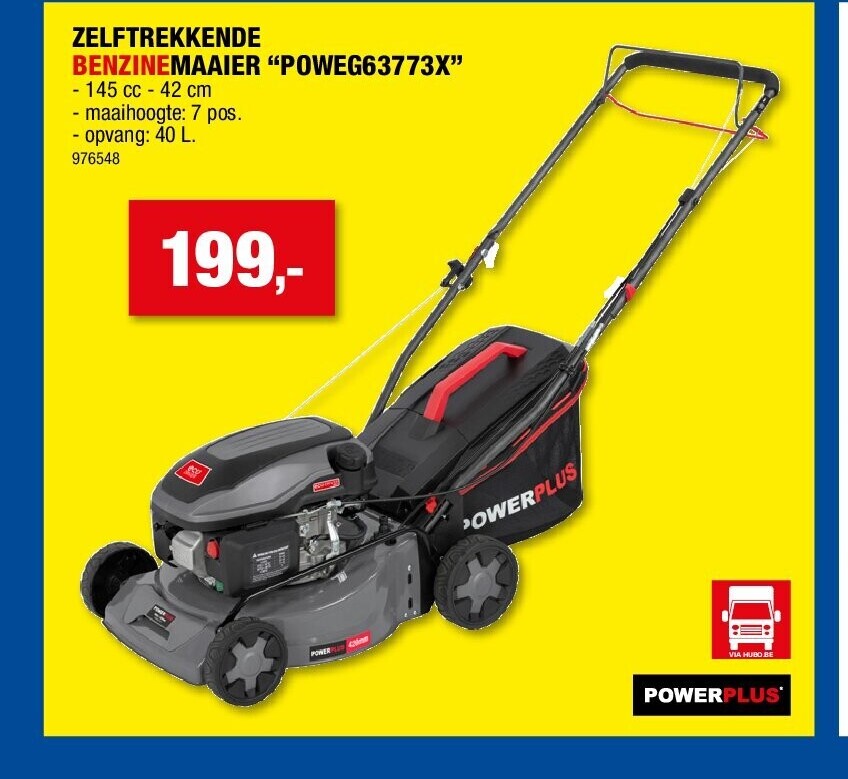 ZELFTREKKENDE BENZINEMAAIER "POWEG63773X"