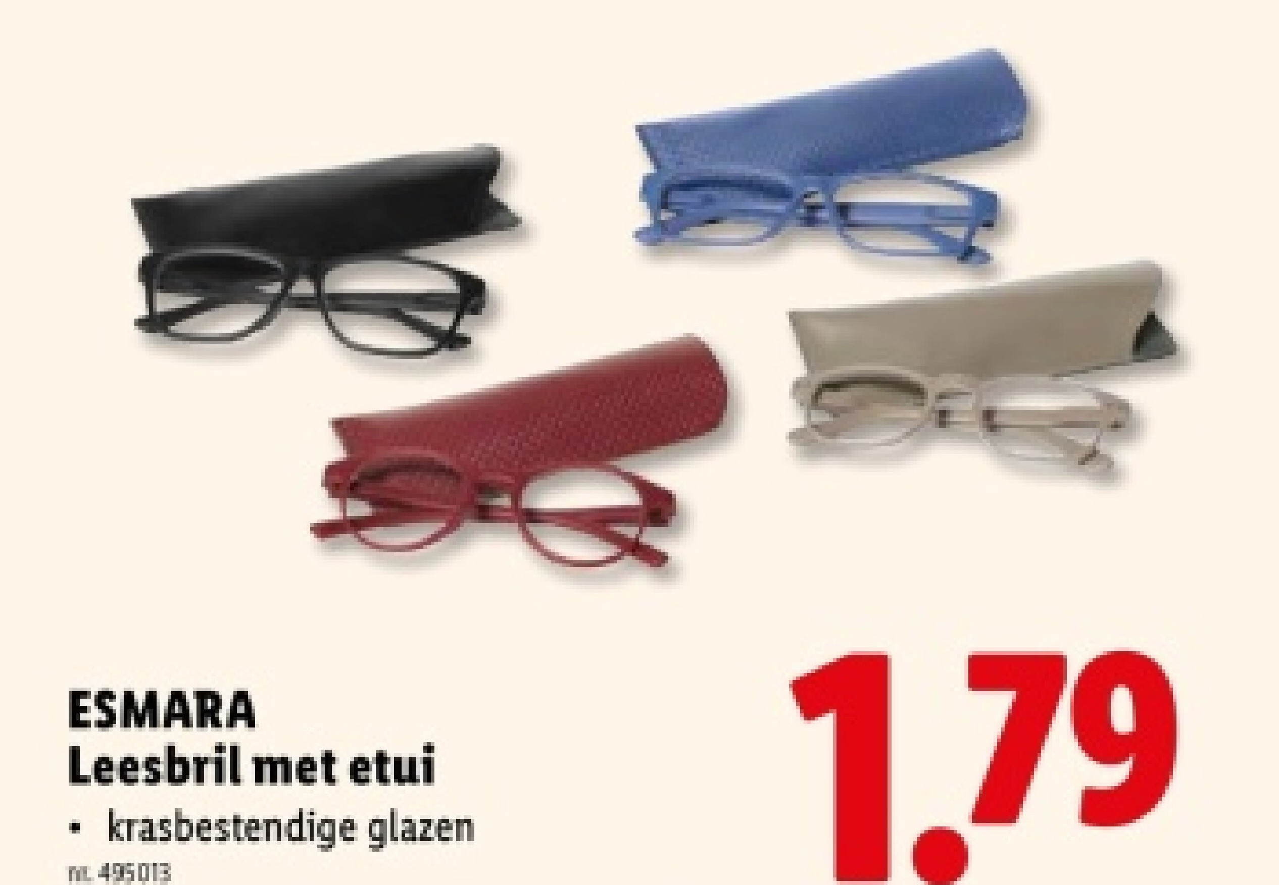 Leesbril met etui