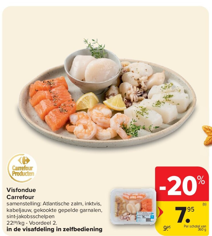 Visfondue Carrefour