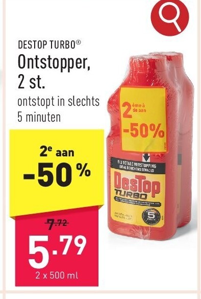 Ontstopper, 2 st.
