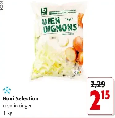 Boni Selection uien in ringen 1 kg