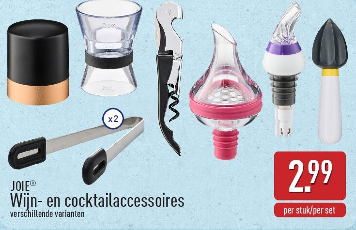 Wijn- en cocktailaccessoires