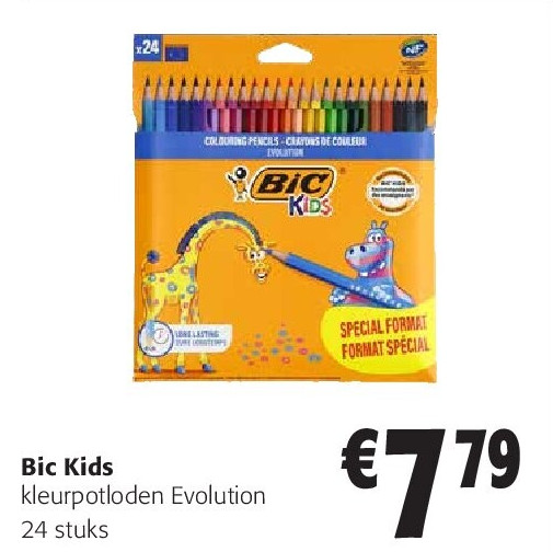 Bic Kids kleurpotloden Evolution 24 stuks