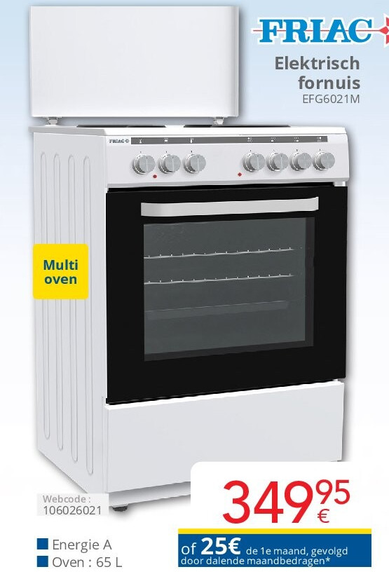 Friac Elektrisch fornuis