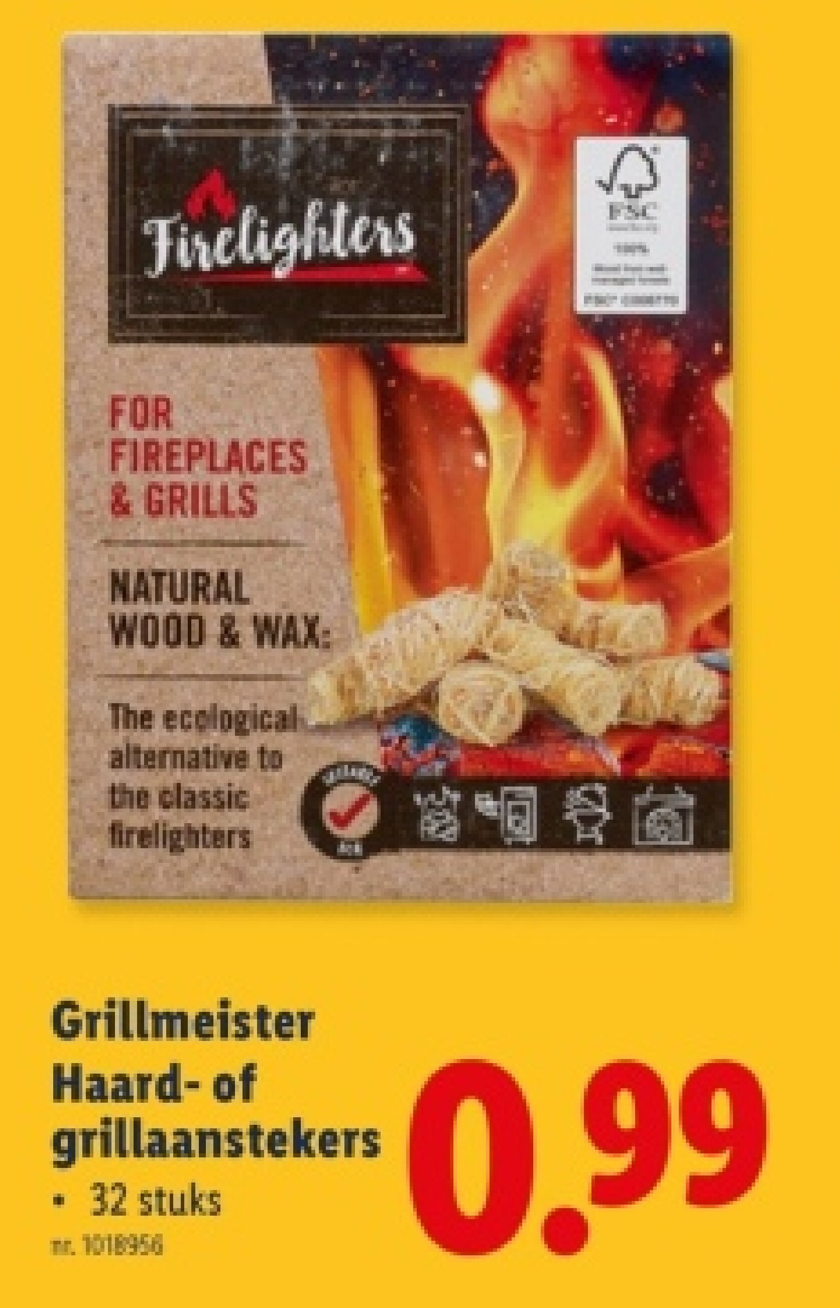 Haard- of grillaanstekers