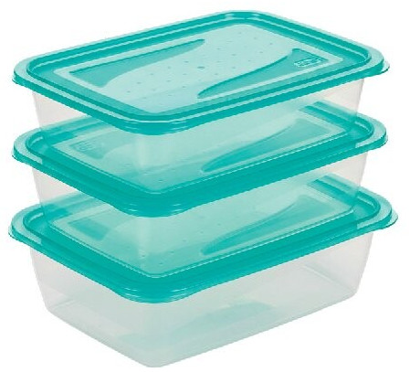 Lot de 3 boîtes 1,25 L