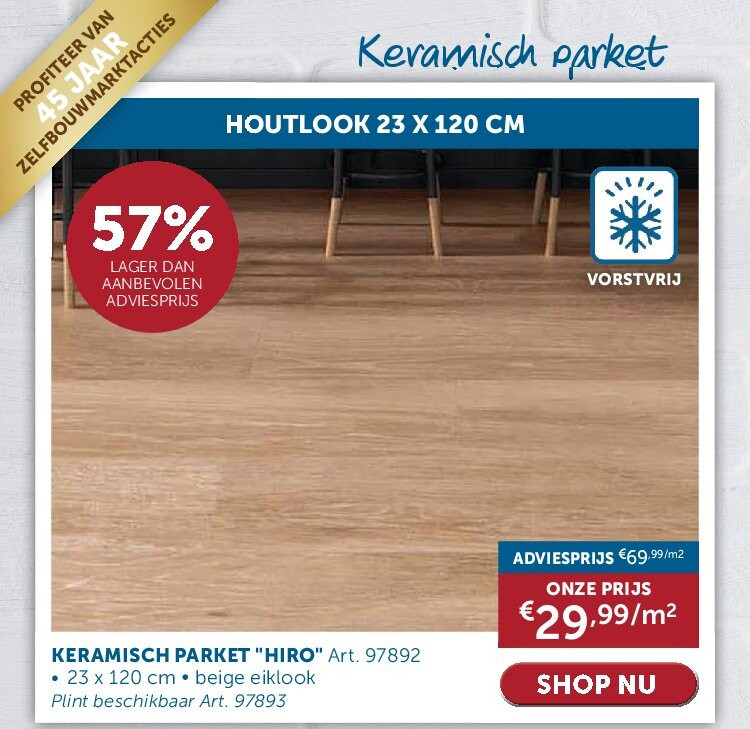 KERAMISCH PARKET "HIRO"