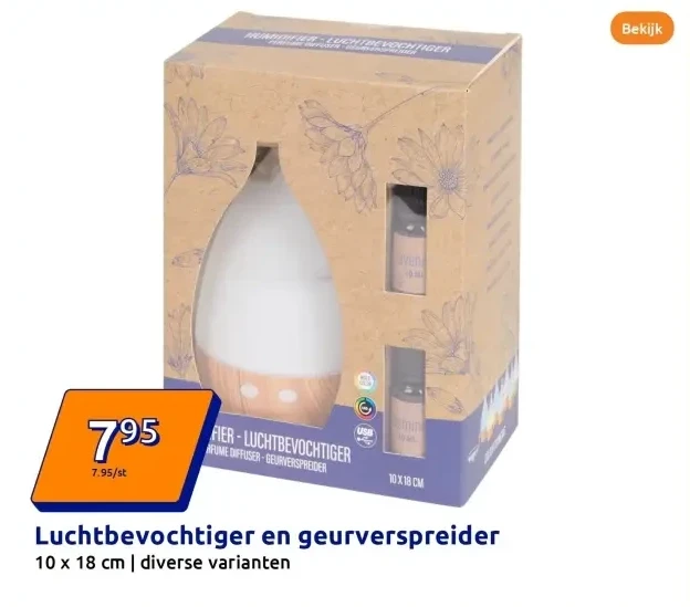 Luchtbevochtiger en geurverspreider