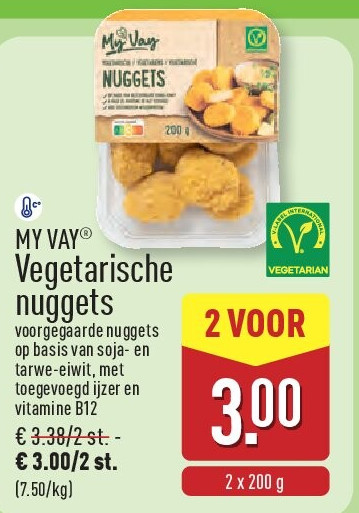 Vegetarische nuggets