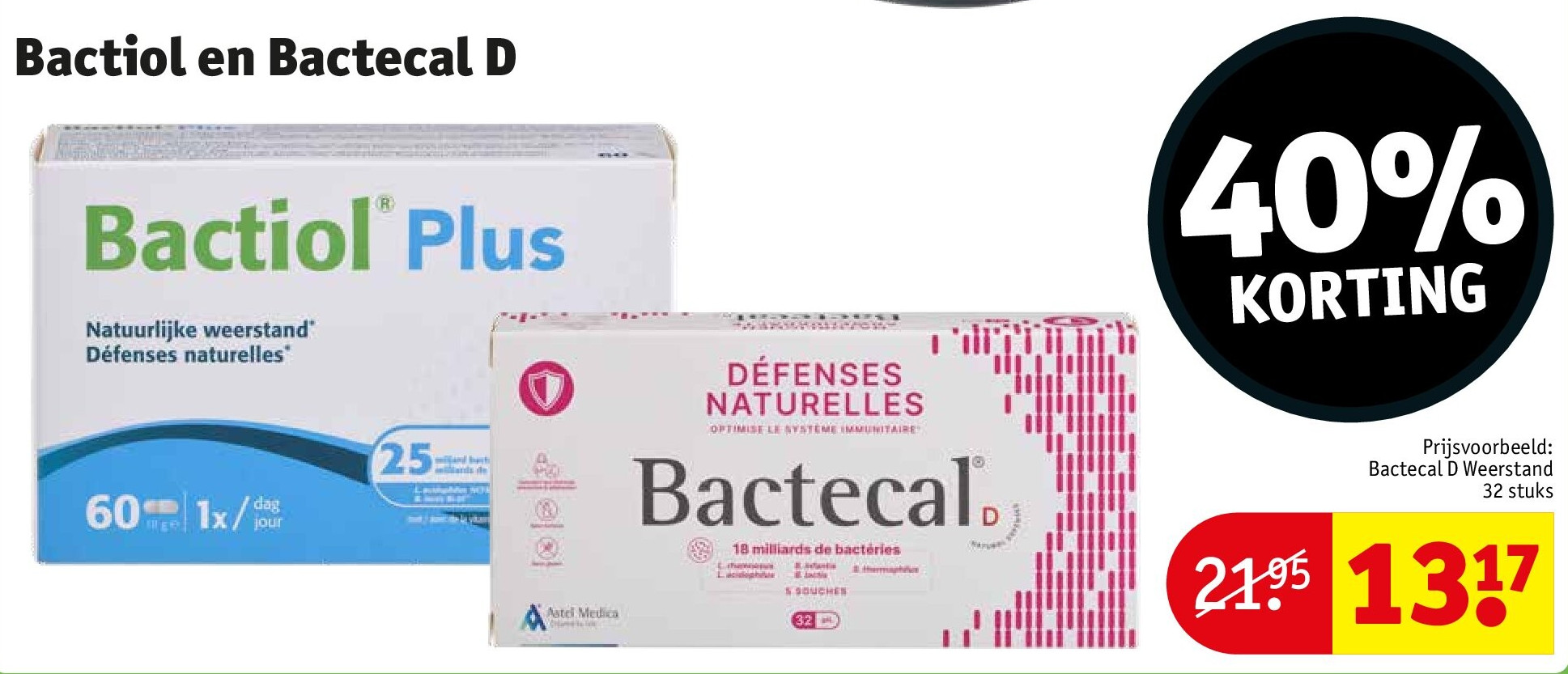 Bactiol en Bactecal D