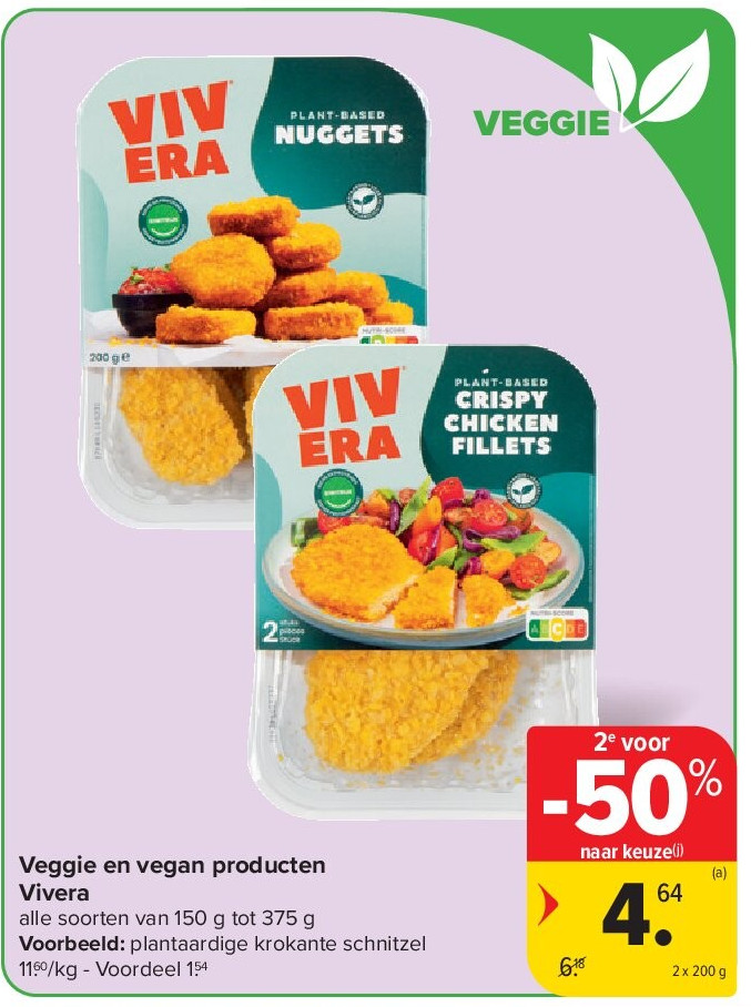 Veggie en vegan producten Vivera