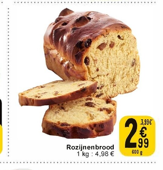 Rozijnenbrood