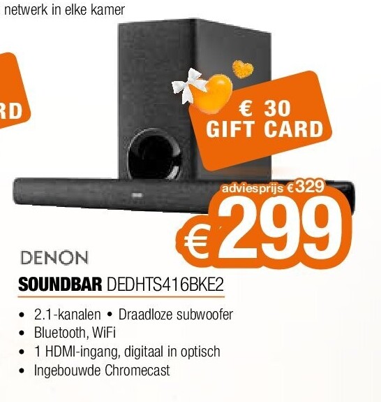 SOUNDBAR DEDHTS416BKE2