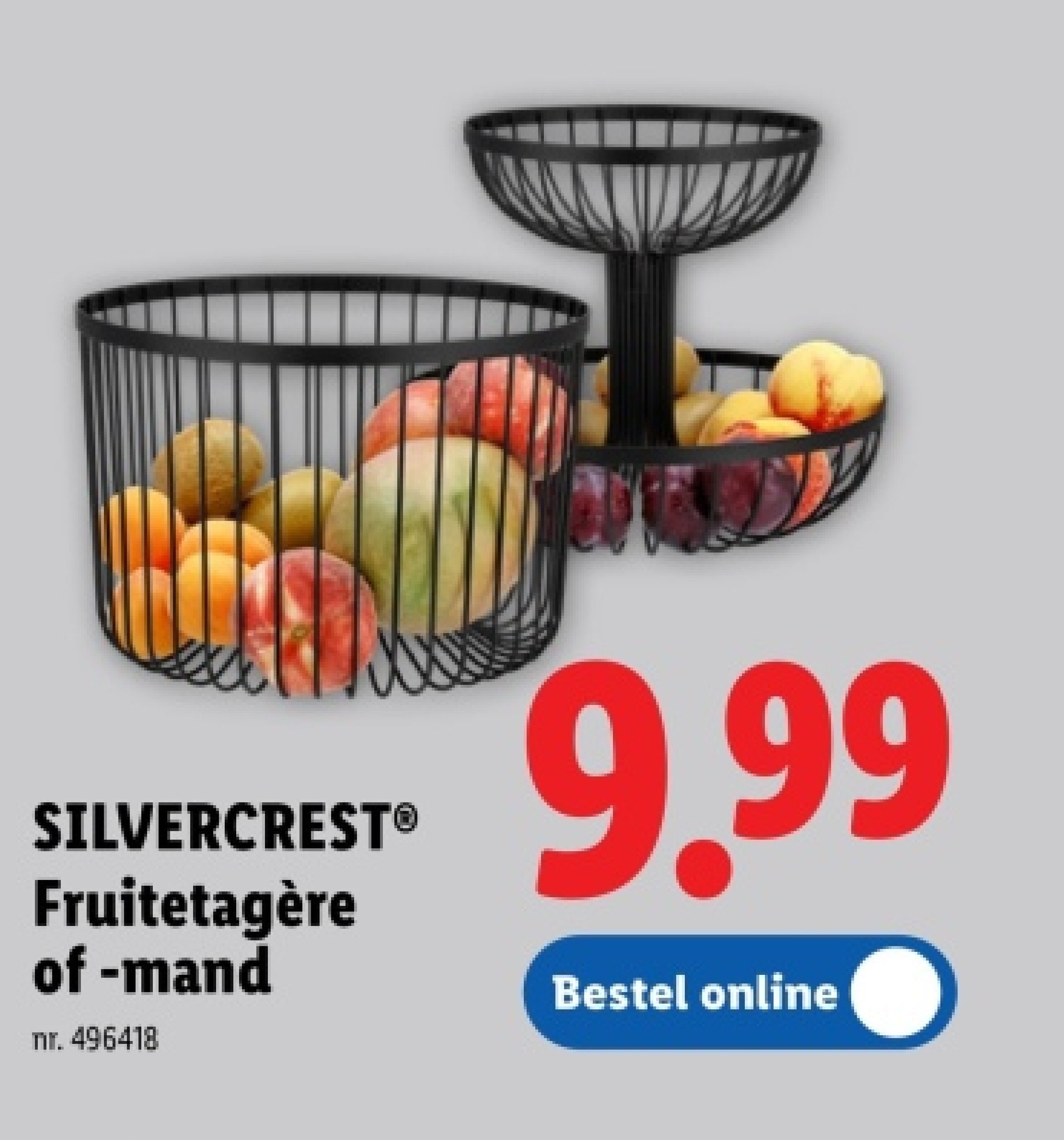 Fruitetagère of-mand