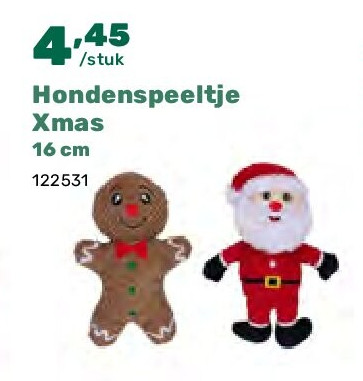Hondenspeeltje Xmas 16 cm