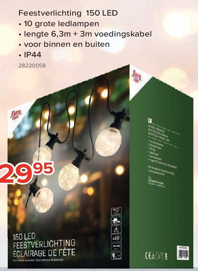 Feestverlichting 150 LED 28220058