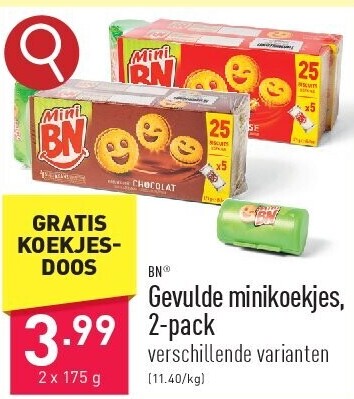 Gevulde minikoekjes, 2-pack