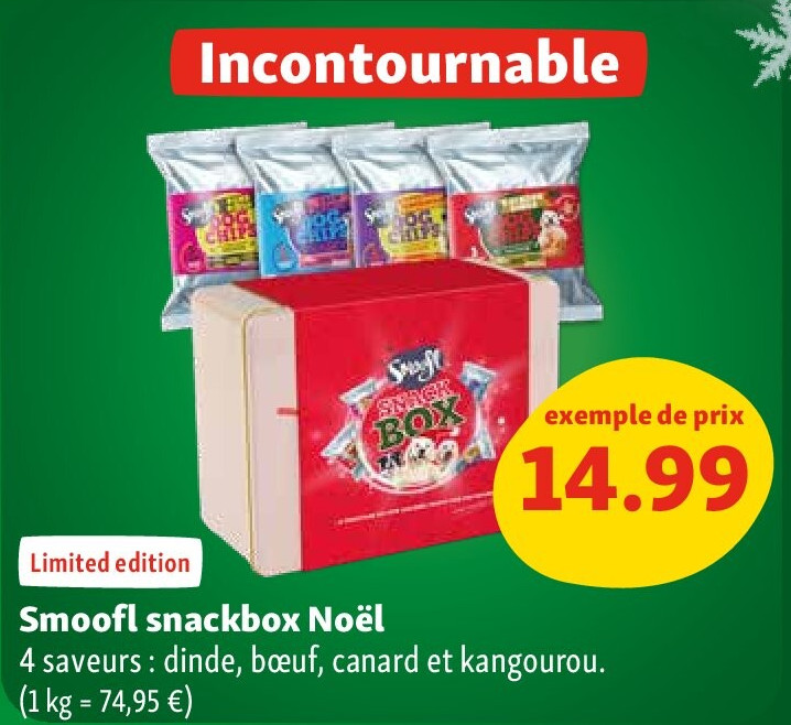 Smoofl snackbox Noël