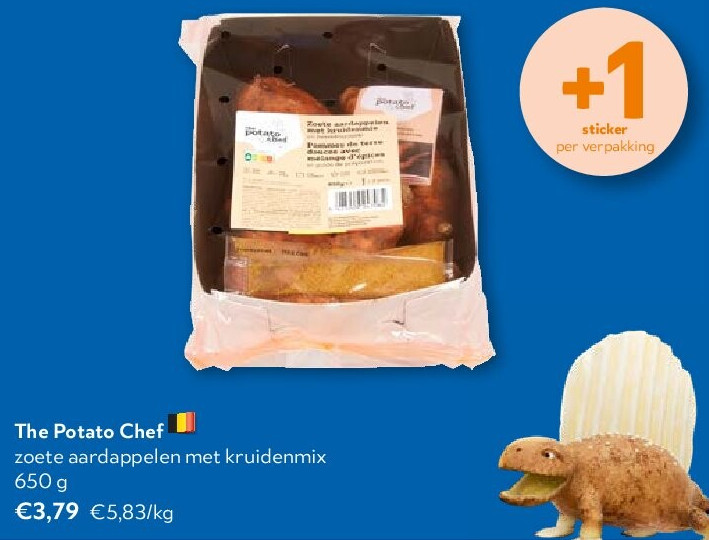 The Potato Chef zoete aardappelen met kruidenmix 650 g
