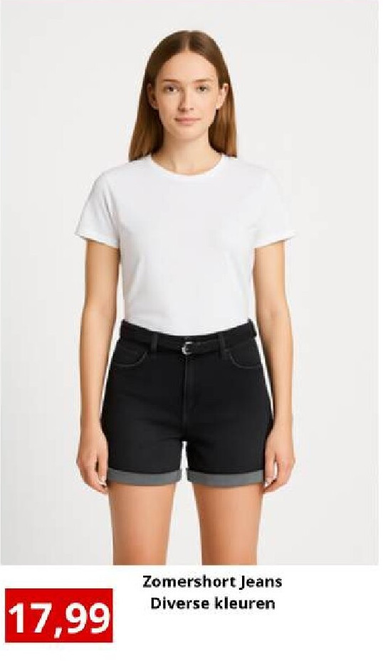 Zomershort Jeans Diverse kleuren