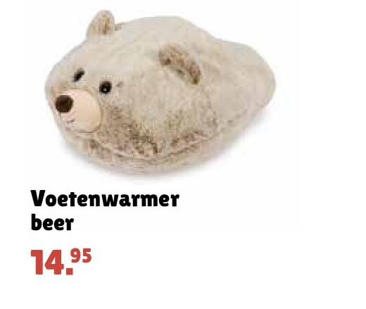 Voetenwarmer beer