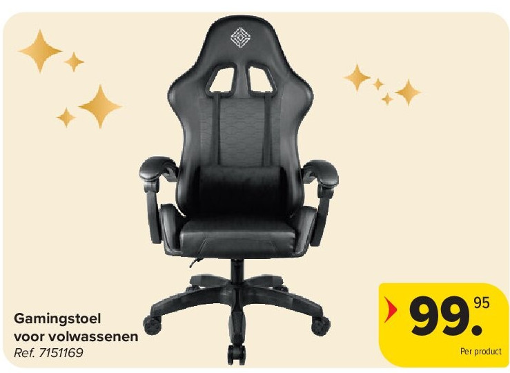 Gamingstoel voor volwassenen