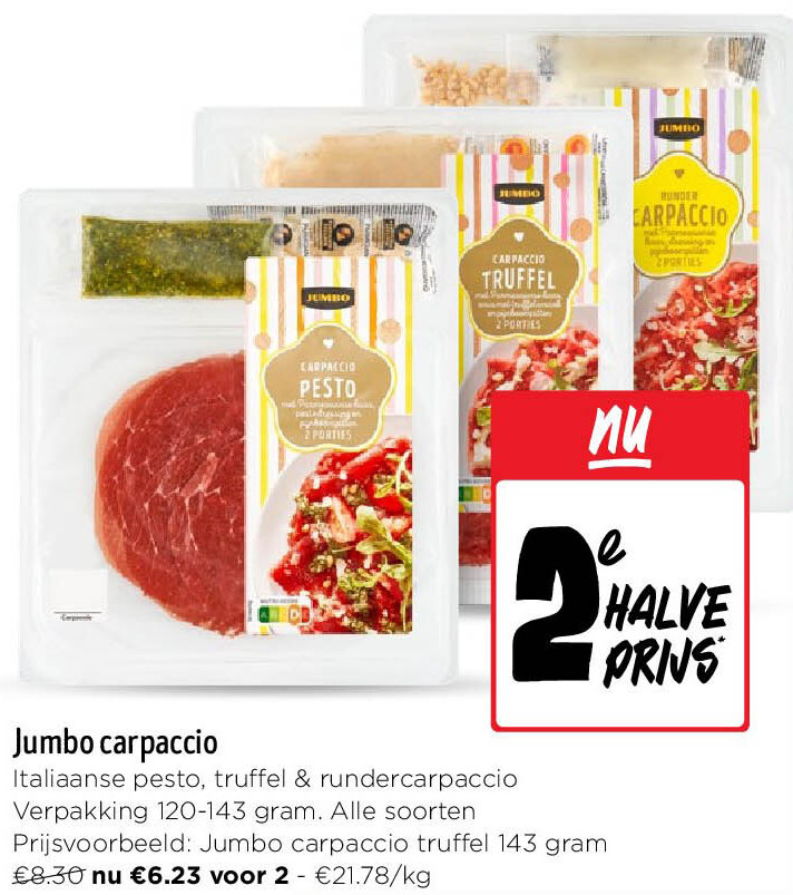 Jumbo carpaccio