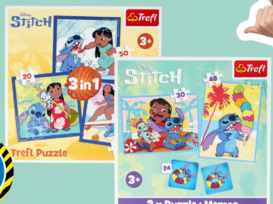 Disney Stitch 3-in-1-puzzel