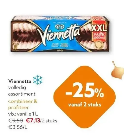 Viennetta vanille 1L