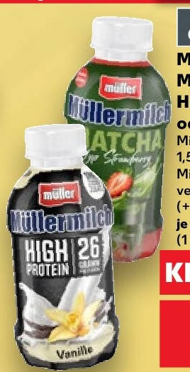 Müllermilch High Protein oder Matcha