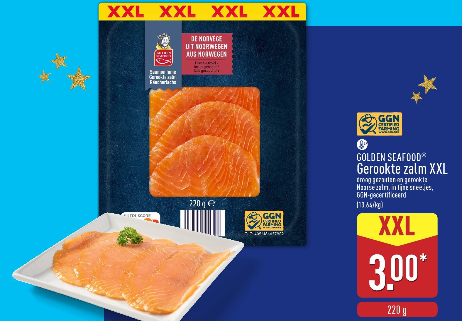 Gerookte zalm XXL