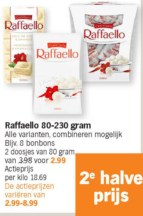 Raffaello 80-230 gram