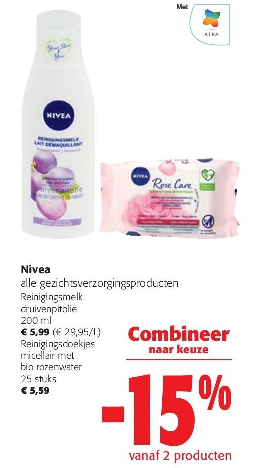 Nivea Reinigingsmelk druivenpitolie 200 ml