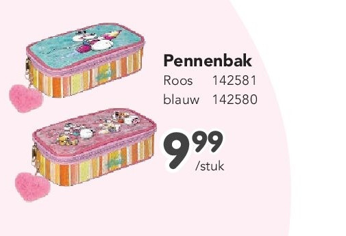 Pennenbak Roos 142581 blauw 142580