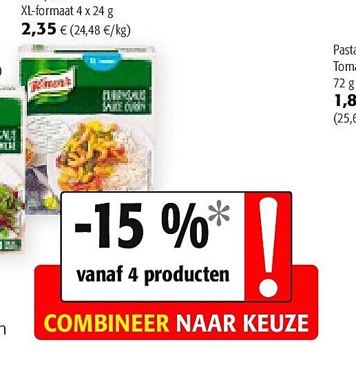 Knorr Spaghetteria Carbonara Kaas & spek 154 g