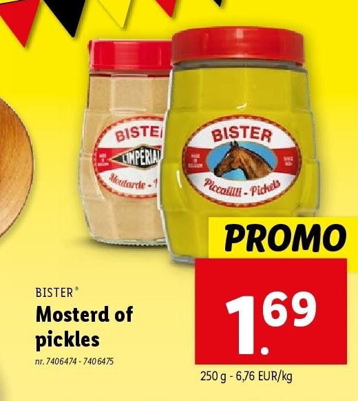 Mosterd of pickles