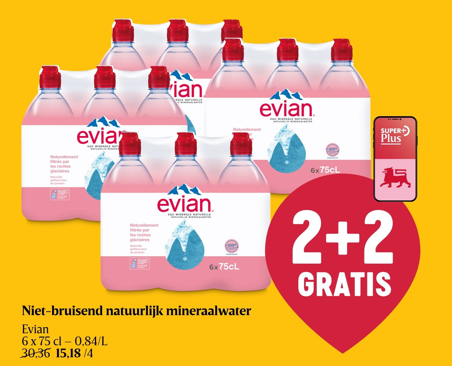 Niet-bruisend natuurlijk mineraalwater