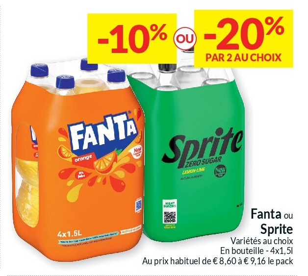 Fanta ou Sprite