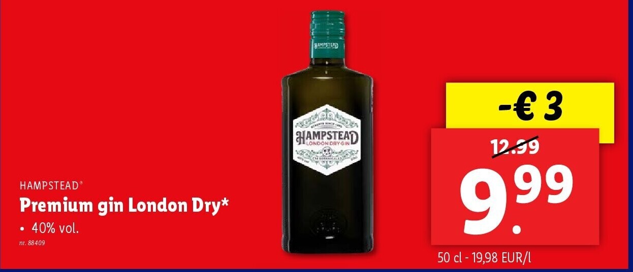 Premium gin London Dry