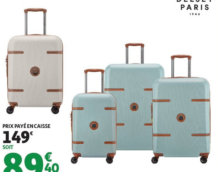 Valise rigide Delsey Odette 55 cm