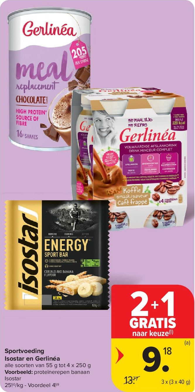 Sportvoeding Isostar en Gerlinéa