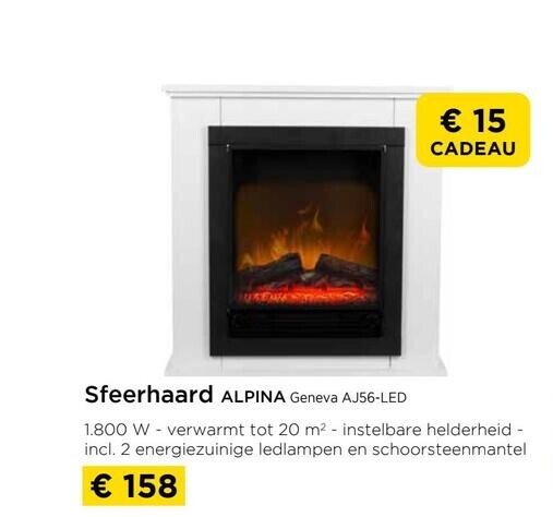 Sfeerhaard ALPINA Geneva AJ56-LED