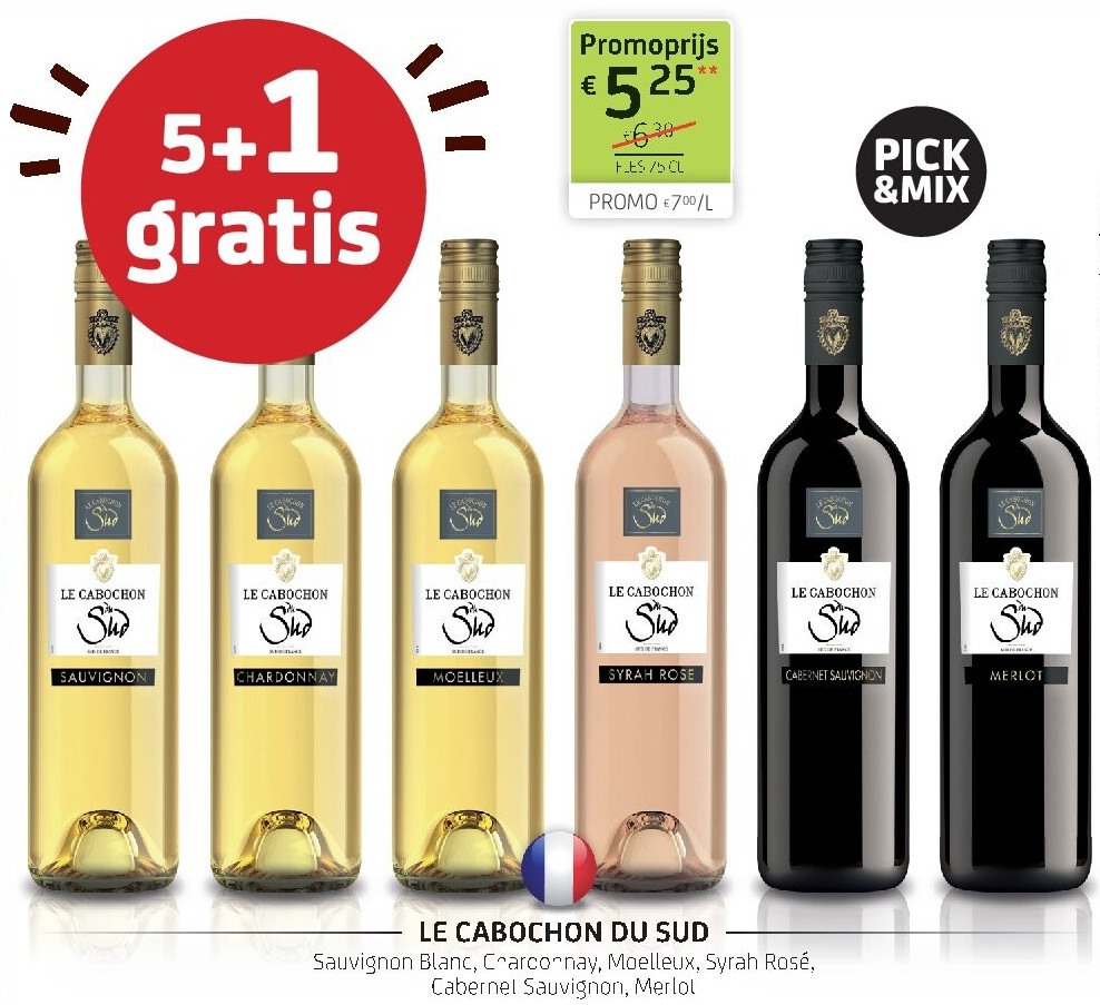 LE CABOCHON DU SUD Sauvignon Blanc, Chardonnay, Moelleux, Syrah Rosé, Cabernet Sauvignon, Merlot
