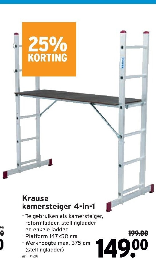 Krause kamersteiger 4-in-1