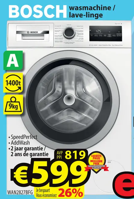 BOSCH warminchine/ lave-linge