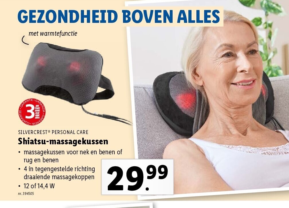 Shiatsu-massagekussen