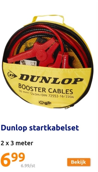 Dunlop startkabelset