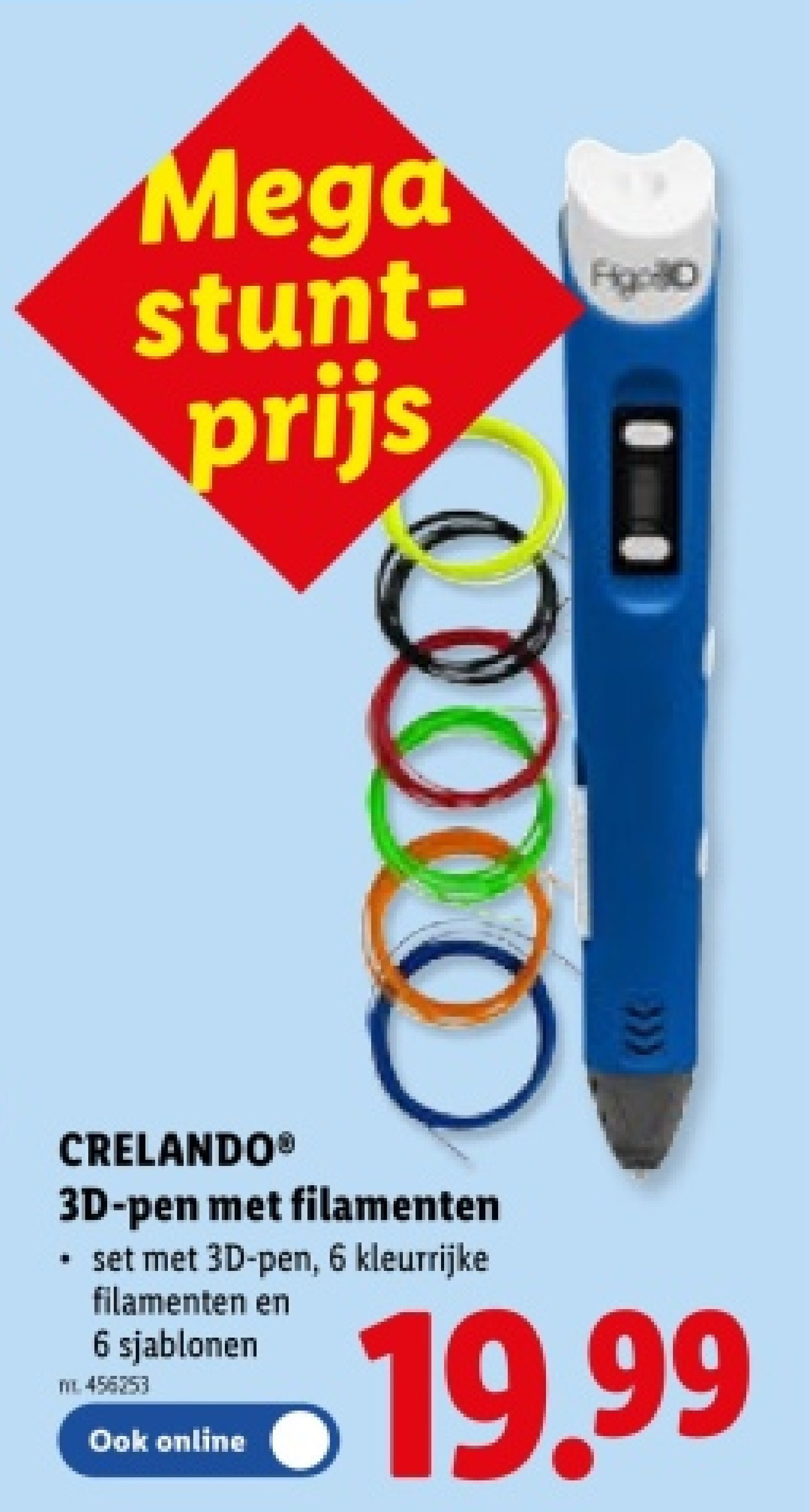 3D-pen met filamenten