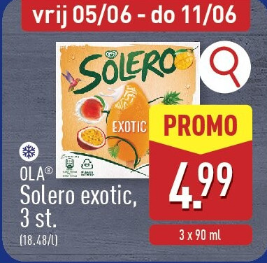 Solero exotic, 3st.