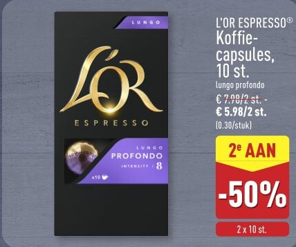 Koffie­ capsules, 10st.